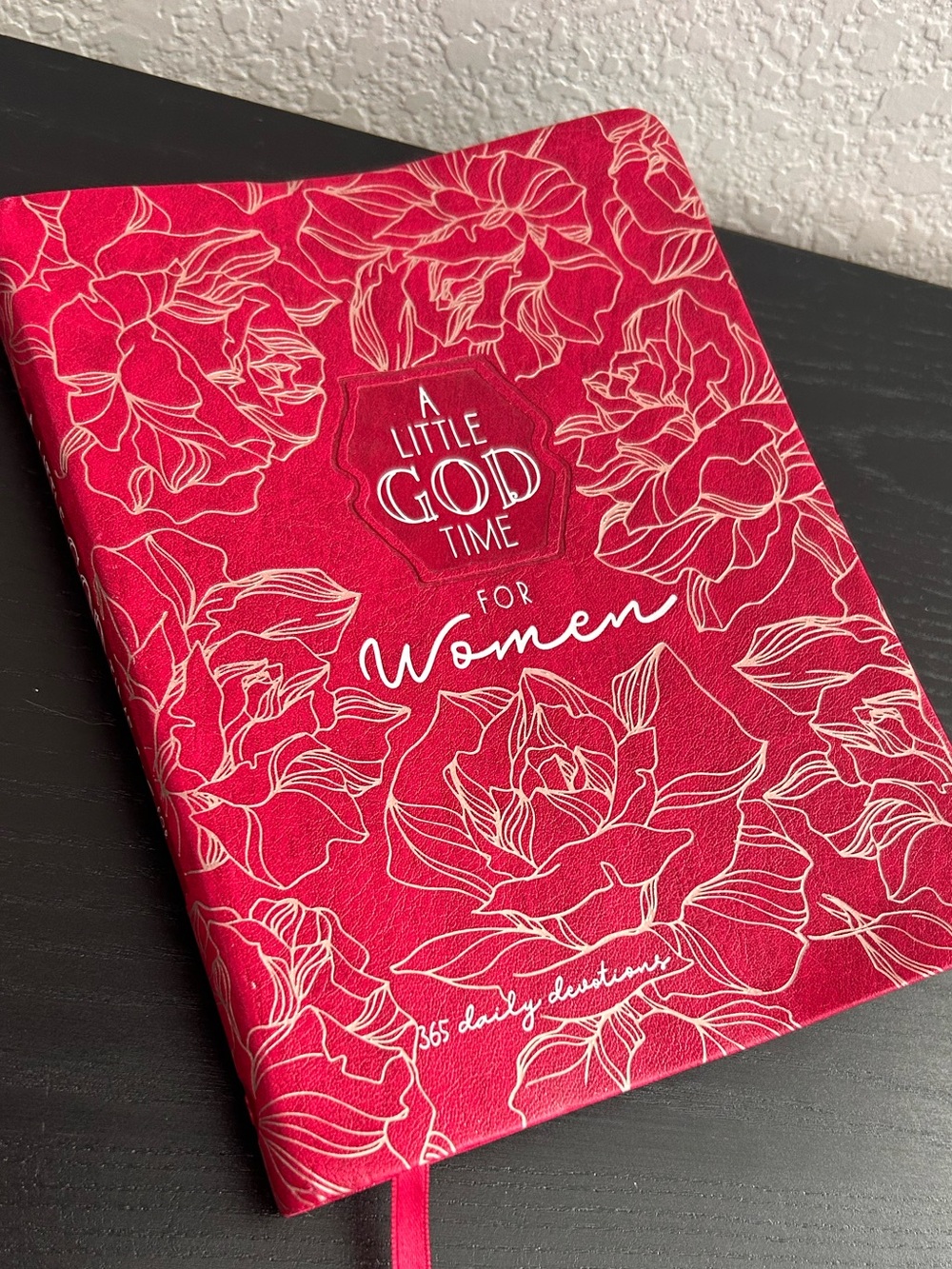 A Little God Time for Women 365-Day Daily Devotional Journal Hot Pink Soft Cover